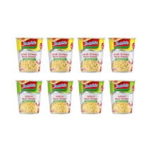 Indomie Noodle 60 Gr Bardak Tavuk Ve Sebzeli 8 Li Karma Paket