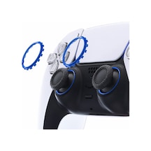 Ps5 Ring Dualsense Analog Çerçevesi Playstation 5 Kol Tamir Parçası 2 Adet Halka Mavi