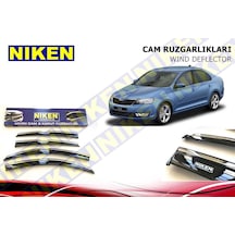 Skoda rapid sedan cam rüzgarlığı kromlu 2013+ niken