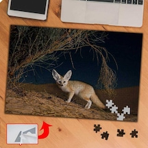 Kurak Topraklarda Yabani Tilki 240 Parça Puzzle Yapboz Tablo-p096