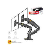 Ergoflex Nb F160 17-27 "  Çift Kol Amortisörlü Monitör Standı