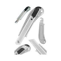 Alüminyum Maket Bıçağı 19mm X 0.5mm Bıçak Genişliği Otomatik Kilit Sistemi