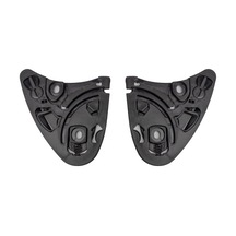 Lemestar Shoei Z8 Motorcycle Kaskı İçin Dayanıklı Siyah Plastik Vizör Taban Plakası Seti - 2'li Paket