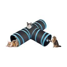 Pawise 3 Girişli Kedi Tüneli