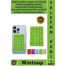 Sabitlemepedi Silikon Vantuzlu Yapışkan Kaydırmaz Araç Torpido Masa Duvar Tutucu Cep Telefonu Pedi
