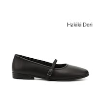 Gönderi(R) Gönderi R Kadın Siyah Mary Jane Hakiki Deri Babet Dyza75645119 Siyah
