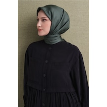 Armine Saf İpek Sura Eşarp 9601d 06 Küf Yeşili
