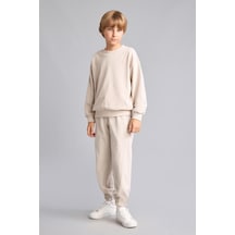 Defacto Regular Jogger Fit Bej Eşofman Altı Erkek Çocuk H6815a826aubg186 Bej-bg186