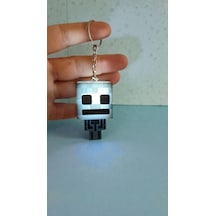 Minecraft Işıklı Anahtarlık Beyaz Işıklı