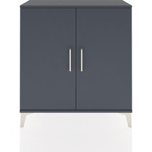 Arges Şifonyer 2 Kapaklı 88x30x96 Antrasit-antrasit Antrasit
