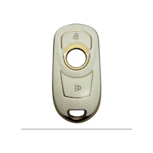 Gma Keys Opel Astra K Ve Insignia Grand Uyumlu Anahtarsız Çalıstırma Nano Anahtar Kılıfı Beyaz Gold Renk