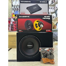Massive Paket Set 30 CM Bass MASSİVE 3000 Wat Anfi 20 CM Midrange