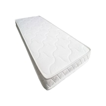 Sitehome Beyaz Tek Kişilik Bondeks Sünger Havlu Kumaş Yaysız Yatak 100x190x15
