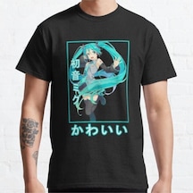 Noıssey Kırmızı Etiket Gala Hatsune Miku T-shirt 07469 Beyaz