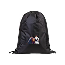 Futbolcular Spor Sırt Çantası 35 45cm One Size Bll4413 Siyah