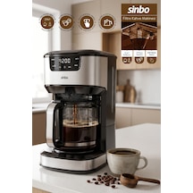 Scm-9041 Otomatik Zaman Ayarlı Xl 14 Fincan Filtre Kahve Makinesi Dijital Göstergeli