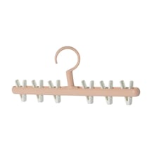 Ganzhoushop Çok İşlevli Elbise Askısı Düzenleyici Şapka Gardıropu İçin Döndürülebilir Kurutma Rafıpembe Beyaz Çok Renkli