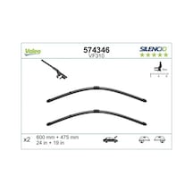 Vw Golf 5 On Silecek Seti 2003-2009 Valeo 574346