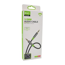 Rio 3,5mm Aux To Aux Kablo Şık Ve Dayanıklı Tasarımı İle
