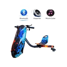 Ryder Star Drift Car Elektrikli Scooter Hoverboard Oturaklı Kaykay Bluetooth Hoparlörlü Rs-r1