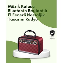 Kablosuz Bluetooth Hoparlör Yüksek Ses Kalitesi, Uzun Pil Ömrü, Fm Ve Am Radyo Fonksiyonu