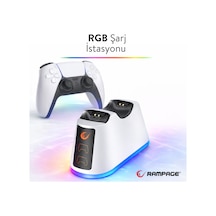 Rampage Rp-ps5 Playstation 5 Rgb Işıklı Hızlı Şarj İstasyonu