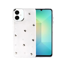 Newface Samsung Uyumlu Galaxy A07 4g Fiyonk Desenli Kapak - Desen 7 Şeffaf