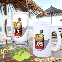 Simpson Duff Buzlu Ya Da Buzsuz Bira Bardağı 088