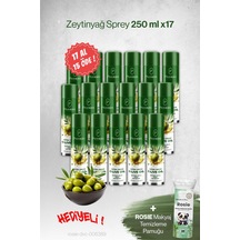 Premium 17 Al 15 Öde, 250 Ml Zeytinyağ Sprey, Hediyeli