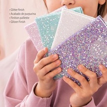 Mr Defter-b2f Parlak Defter Pembe Noktalı