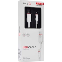 Zcl-02 Lightning Usb Kablo-Beyaz
