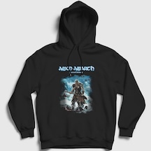 Presmono Unisex Jomsviking Amon Amarth Kapüşonlu Sweatshirt Siyah