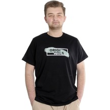 Mode Xl Büyük Beden Erkek T-shirt Orıgınals 23102 Siyah 001