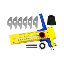 Ayarlanabilir Daire Kesici Maket Bıçağı 11 Parça Set, Hassas Kesim İçin 15 Cm