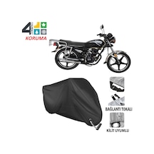 Yuki Yk125 Motosiklet Brandası ( Kilit Uyumlu - Siyah