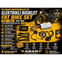 Elektrikli Bisiklet Fat Bıke 24-36v 18a 5 Pin Tesisat Beyin Full Set-3053