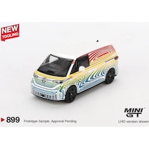 Mini Gt 899 Volkswagen Id. Buzz Prototype "rainbow" 1/64 Model Araba