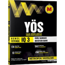 2022 Metropol Yayınları Yös Iq Tüm Konular Soru Bankası