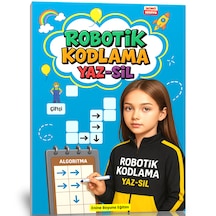 Robotik Kodlama Yaz-sil Kitabı 4-10 Yaş İkinci Seviye