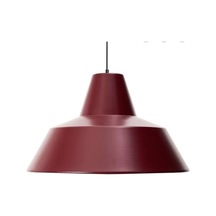Retro Metal Sarkıt Avize Rustik Tekli Sarkıt Bordo İçi Beyaz Cafe Mutfak Aydınlatma 30 Cm