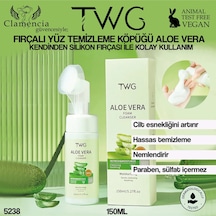 Fırçalı Yüz Temizleme Köpüğü 150ml Aloe Vera