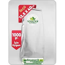 Doypack Alüminyum Yan Körüklü Torba 12.5 x 40 CM 50'li