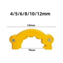 Pazly Hardal Sarısı Abs Plastik Matkap Bileme Aleti, 4-12 Mm, Taşınabilir, Pratik