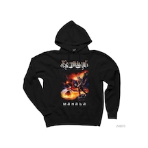 Korpikland Manala Siyah Kapşonlu Sweatshirt Hoodie Siyah
