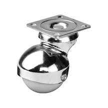 208 - 50 Mm Küre Tablalı Çift Bilyalı Teker