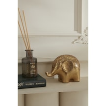 Karaca Home Elephant Biblo Gold 16,5x9,8x11,8cm