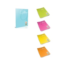 Gıpta Defter Dikişli Mica Plastik Kapak Kareli 40 Yp A5 1710 Çok Renkli