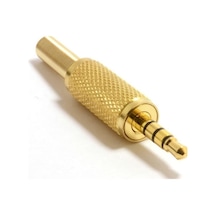 Stereo Jack - 3.5 Mm - Erkek - Trrs - Gold