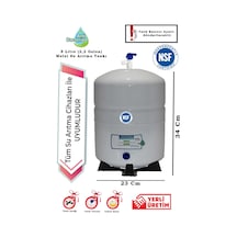İhlas,philips,bosch Su Arıtma Cihazı Uyumlu 2,2 8 Litre Metal Tank Nsf'li