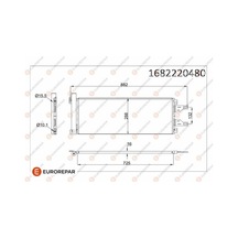 Klima Radyatörü - Fiat Ducato - Eurorepar-1682220480